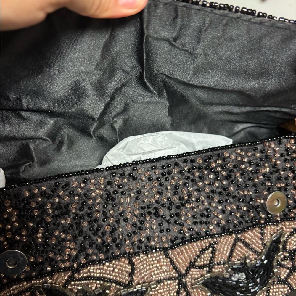 Viral Beaded Women's Bag - Bats and cobwebs - Picture 6 of 7